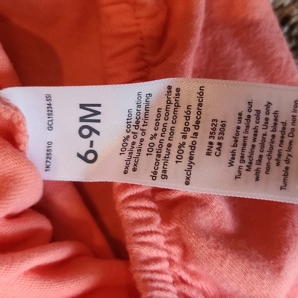 Child Of Mine | Pink Shell Print Baby Dress with Bow - Picture 5 of 7